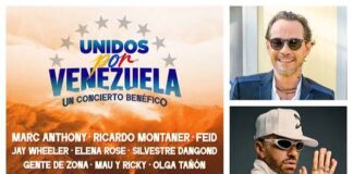 Marc Anthony, Ricardo Montaner y Feid encabezan el concierto benéfico “Unidos por Venezuela”