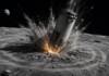 Un cohete de SpaceX habría chocado con la Luna a una gran velocidad y dejado un cráter