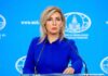 La fuerte reacción de Zajárova al periodista europeo que le preguntó a Zelenski cómo ayudarlo a «matar a más rusos»
