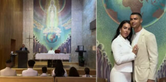 Boda de Ronaldo y Georgina: se casaron acompañados únicamente por sus hijos