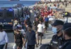Máxima tensión en Ceuta: cientos de inmigrantes regresan por tercera vez a la playa del Trampolín
