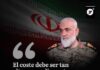 General iraní sobre agresión de EE.UU.: «El coste debe ser tan alto que nadie se atreva a atacar Irán de nuevo»