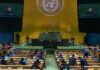 Zelenski se pronuncia ante una sala semivacía en la ONU