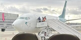 Сonfiscan un Boeing 737 iraní con pasajeros justo antes del despegue