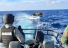 Armada intercepta embarcación con 38 haitianos cerca de Isla Cabra, Montecristi, pero otra fuente indica que fue a atender un llamado de auxilio del IDAC sobre una lancha sin timón
