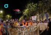 La izquierda se lanza a la calle sin permiso de Sánchez